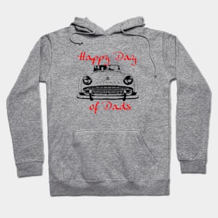 Father's Day 1950s Triumph TR3 classic car Day of Dads Hoodie